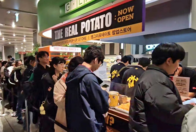 앵그리포테이토, 갤러리아 광교 팝업스토어 오픈